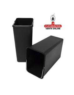 CUBO RECICLAJE DOBLE ACERO INOX CON PEDAL MODELO RECIK2.