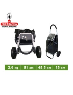 CARRO COMPRA PLEGABLE 2 RUEDAS MODELO 6.