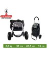 CARRO COMPRA PLEGABLE 2 RUEDAS MODELO 6.