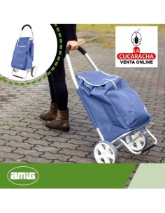 CARRO COMPRA PLEGABLE 2 RUEDAS MODELO 7.