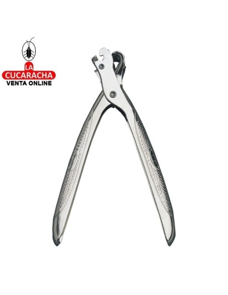 ABRELATAS DE TENAZA ACERO NIQUELADO MODELO 2.