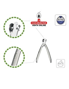 ABRELATAS DE TENAZA ACERO NIQUELADO MODELO 2.