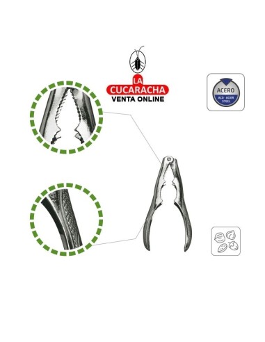 CASCANUECES ACERO CROMADO MODELO 1.