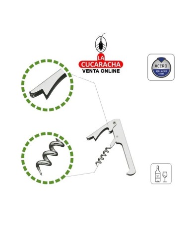 SACACORCHOS TIRABUZON ALAMBRE Y...