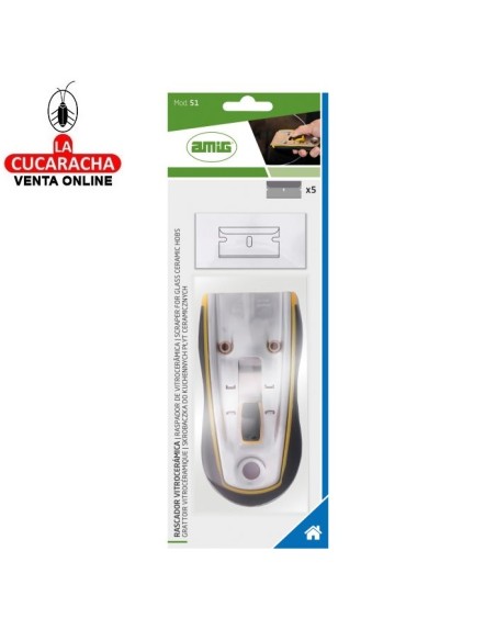 BLISTER RASCAVIDRIOS PARA VITROCERAMICA MODELO 51.