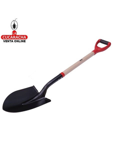 PALA ACERO MANGO MADERA ASA PLASTICO 110CM MODELO P33.