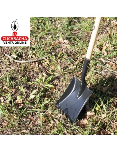 PALA ACERO CUADRADA ESTAMPADA MANGO...