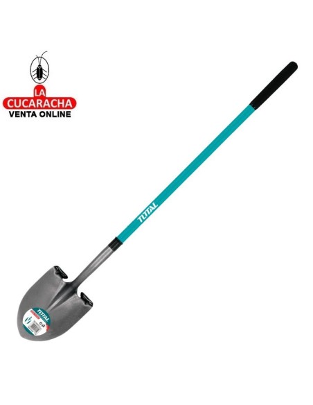 PALA ACERO REDONDA MANGO FIBRA VIDRIO 149CM MODELO THTH02214.