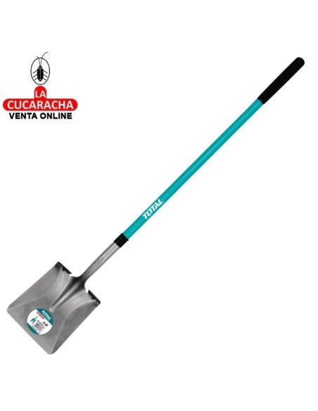 PALA ACERO CUADRADA MANGO FIBRA VIDRIO 105CM MODELO THTH01C.