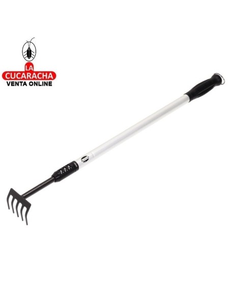 RASTRILLO ACERO JARDIN MANGO TELESCOPICO ALUMINIO MODELO 274.