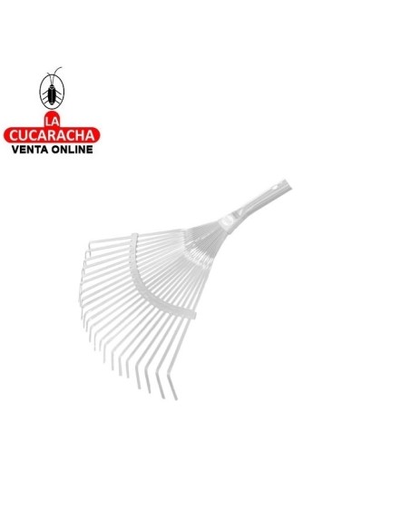 ESCOBA METALICA JARDIN 22 PUAS CINCADAS SIN MANGO MODELO P38.