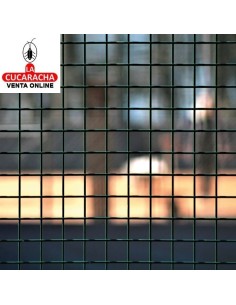 ROLLO 1X5 METROS MALLA METALICA PLASTIFICADA CUADRADA MODELO 2320.