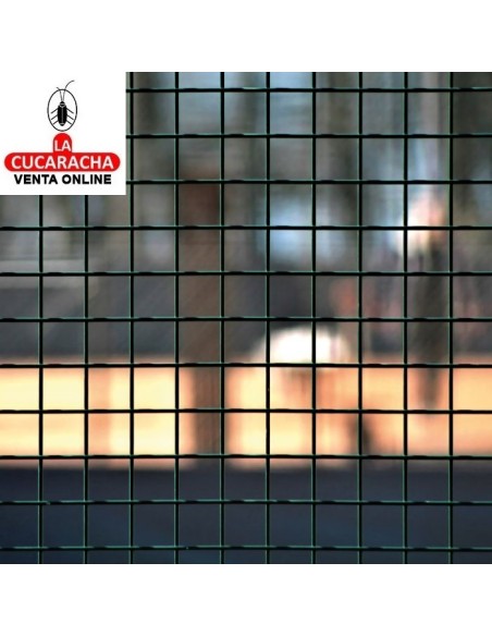 ROLLO 1X5 METROS MALLA METALICA PLASTIFICADA CUADRADA MODELO 2320.