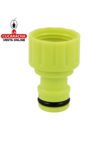 BLISTER ADAPTADOR CON ROSCA ABS UNION GRIFO MANGUERA MODELO R02.