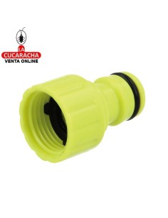 BLISTER ADAPTADOR CON ROSCA ABS UNION GRIFO MANGUERA MODELO R02.