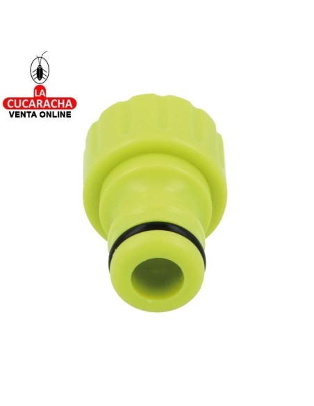 BLISTER ADAPTADOR CON ROSCA ABS UNION GRIFO MANGUERA MODELO R02.