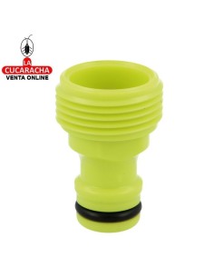 BLISTER ADAPTADOR MACHO CON ROSCA ABS UNION GRIFO MANGUERA MODELO R03.