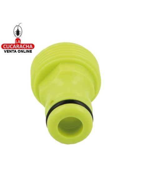 BLISTER ADAPTADOR MACHO CON ROSCA ABS UNION GRIFO MANGUERA MODELO R03.