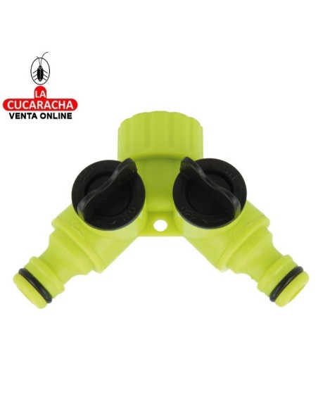 BLISTER CONECTOR 2 VIAS REGULABLE ABS UNION GRIFO MANGUERA MODELO R05.