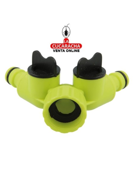 BLISTER CONECTOR 2 VIAS REGULABLE ABS UNION GRIFO MANGUERA MODELO R05.