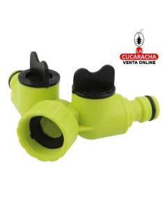 BLISTER CONECTOR 2 VIAS REGULABLE ABS UNION GRIFO MANGUERA MODELO R05.