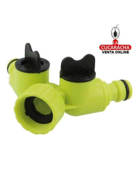 BLISTER CONECTOR 2 VIAS REGULABLE ABS UNION GRIFO MANGUERA MODELO R05.