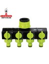 BLISTER CONECTOR 4 VIAS REGULABLE ABS UNION GRIFO MANGUERA MODELO R06.
