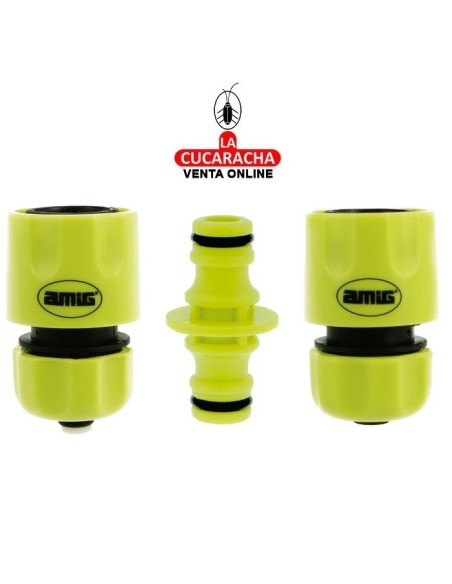 BLISTER KIT RIEGO ABS 2 EMPALMES Y MANGUITO CONEXION 1/2 MODELO R28.