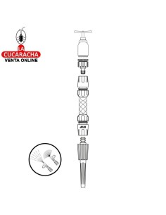 BLISTER KIT RIEGO ABS LANZA-ADAPTADOR/REDUCTOR Y 2 EMPALMES RAPIDO 1/2-3/4 STOP MODELO R33.