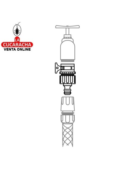 ADAPTADOR ABS UNIVERSAL GRIFO MANGUERA MODELO R04 PLUS.