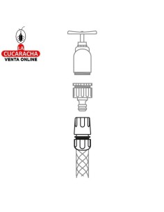 EMPALME RAPIDO MANGUERA ABS MODELO R08 PLUS.