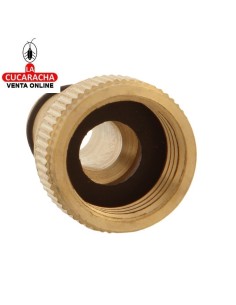 ADAPTADOR ROSCA UNION GRIFO Y MANGUERA LATON MODELO R02.