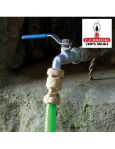 ADAPTADOR ROSCA UNION GRIFO Y MANGUERA LATON MODELO R02.