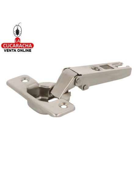 BISAGRA DE CAZOLETA FIJA ACERO NIQUELADA 35MM MODELO 4500-4600-4700 NIZA.