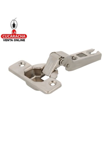 BISAGRA DE CAZOLETA FIJA ACERO NIQUELADA 35MM MODELO 4500-4600-4700 NIZA.