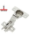 BISAGRA DE CAZOLETA FIJA ACERO NIQUELADA 35MM MODELO 4500-4600-4700 NIZA.