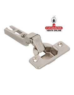 BISAGRA DE CAZOLETA FIJA ACERO NIQUELADA 35MM MODELO 4500-4600-4700 NIZA.
