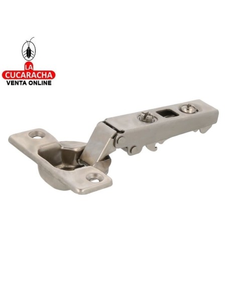 BISAGRA DE CAZOLETA ACERO RECTA NIQUELADA 35MM MODELO 4000 NIZA.