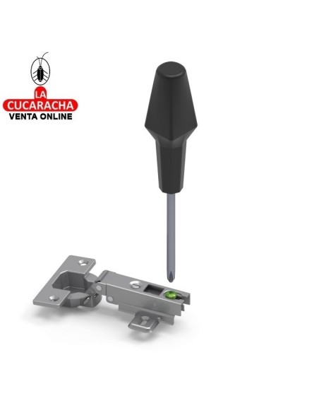 BISAGRA DE CAZOLETA FIJA ACERO RECTA NIQUELADA 35MM MODELO 4500.