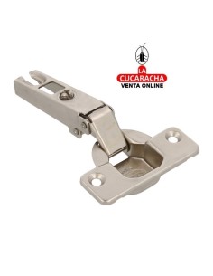 BISAGRA DE CAZOLETA FIJA ACERO RECTA NIQUELADA 35MM MODELO 4500.