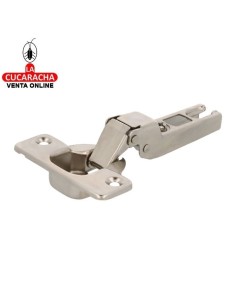BISAGRA DE CAZOLETA FIJA ACERO ACODADA 35MM MODELO 4600.