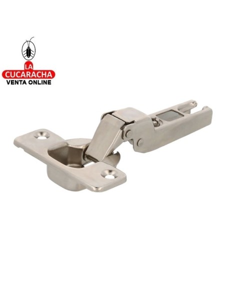 BISAGRA DE CAZOLETA FIJA ACERO ACODADA 35MM MODELO 4600.