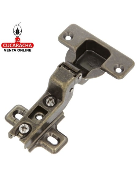 BISAGRA DE CAZOLETA FIJA ACERO SUPER ACODADA 35MM MODELO 4700.