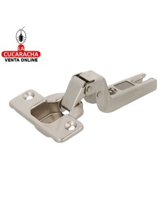 BISAGRA DE CAZOLETA FIJA ACERO SUPER ACODADA 35MM MODELO 4700.