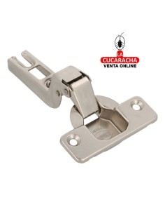 BISAGRA DE CAZOLETA FIJA ACERO SUPER ACODADA 35MM MODELO 4700.