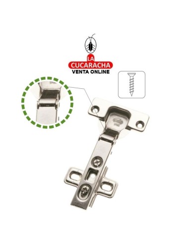 BISAGRA DE CAZOLETA ACERO RECTA...