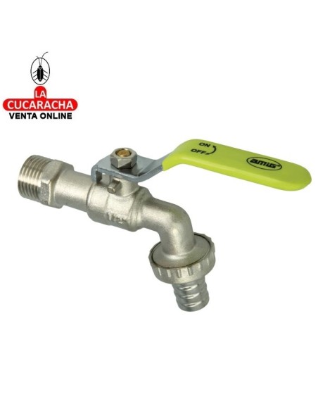 BLISTER GRIFO LATON ENTRADA 1/2 ADAPTADOR 3/4 MODELO 2245.