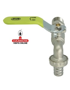 BLISTER GRIFO LATON ENTRADA 1/2 ADAPTADOR 3/4 MODELO 2245.