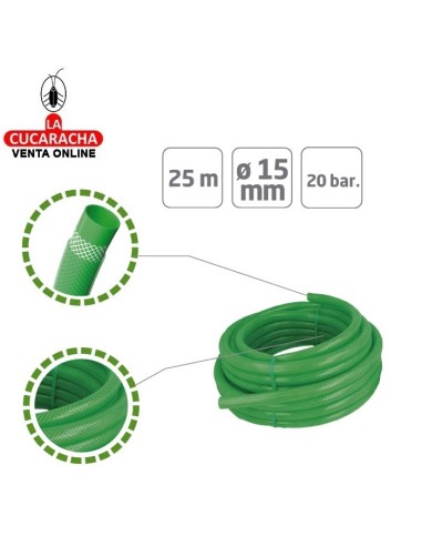 ROLLO MANGUERA TRENZADA FLEXIBLE DE...