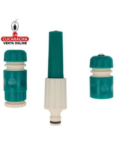 KIT MANGUERA TRENZADA FLEXIBLE DE PVC 15MMX15METROS MODELO 2083.